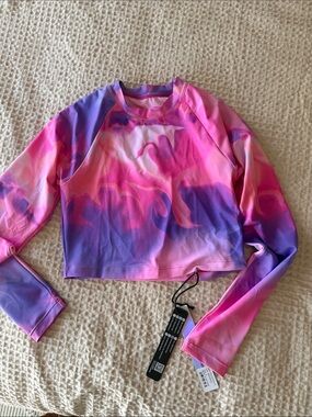 Jolyn Moana crop rashguard in radiance size S